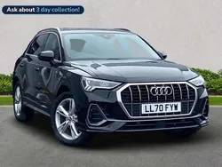 Black Used 2020 Audi Q3 S-Line SUV | £22,151 (Fair price)