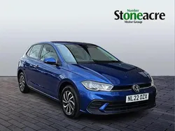 Blue Used 2022 VW Polo Life Hatchback | £15,000 (Fair price)
