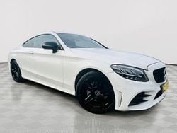 White Used 2018 Mercedes C200 AMG line Coupe | £17,000 (Fair price)
