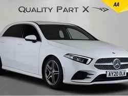 White Used 2020 Mercedes A200 AMG line Hatchback | £15,350 (Good price)