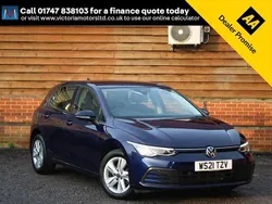 Blue Used 2021 VW Golf VIII Life Hatchback | £13,995 (Good price)