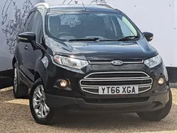 Black Used 2016 Ford Ecosport Zetec SUV | £6,495 (Fair price)