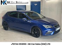 Blue Used 2017 Seat Leon FR Hatchback | £8,500 (Fair price)