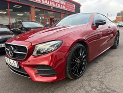 Red Used 2017 Mercedes E400 AMG Line Premium Plus Coupe | £23,490