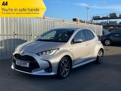 Silver Used 2021 Toyota Yaris Hybrid Hatchback | £16,295 (Fair price)