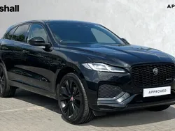 Metallic santorini black Used 2022 Jaguar F-Pace R-Dynamic SUV | £33,049 (Fair price)