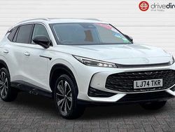 Solid white pearl Used 2024 MG HS Trophy SUV | £20,850 (Expensive)