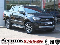 Black Used 2022 Ford Ranger Wildtrack Pickup | £19,990 (Super price)