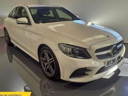 White Used 2019 Mercedes C220 AMG Line Premium Sedan | £15,990 (Fair price)