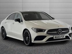 Digital white Used 2023 Mercedes CLA200 AMG Line Premium Plus Sedan | £29,490 (Fair price)