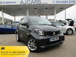 Black Used 2016 Smart ForTwo Coupé Passion Coupe | £6,800 (Good price)
