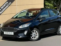 Black Used 2018 Ford Fiesta Zetec Hatchback | £10,495 (Fair price)