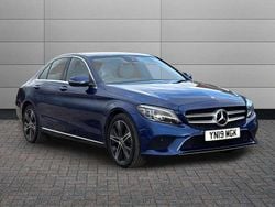 Blue Used 2019 Mercedes C200 Premium Plus Sedan | £19,550 (Fair price)