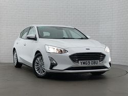 White Used 2019 Ford Focus Titanium Hatchback | £11,698 (Fair price)