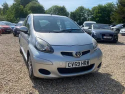 Silver Used 2009 Toyota Aygo Platinum Hatchback | £3,695 (Fair price)