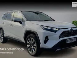 White Used 2022 Toyota RAV4 Hybrid SUV | £31,862 (A bit pricey)