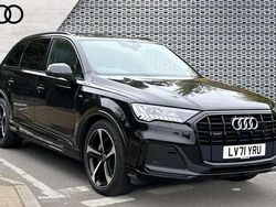 Black Used 2021 Audi Q7 Black Edition SUV | £41,292 (Fair price)