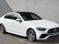 White Used 2024 Mercedes C300e AMG Line Premium Plus Sedan | £38,780 (Good price)