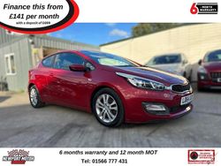 Red Used 2014 Kia ProCeed 2 Hatchback | £5,495 (Fair price)