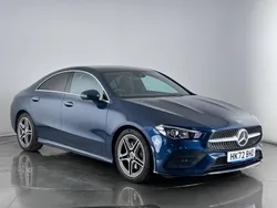 Blue Used 2022 Mercedes CLA220 AMG Line Premium Sedan | £25,250 (Good price)