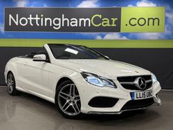 White Used 2015 Mercedes E220 AMG line Cabriolet | £12,991 (Fair price)