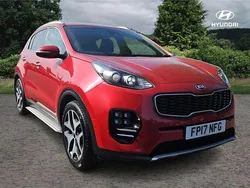 Red Used 2017 Kia Sportage GT-Line SUV | £12,295 (Fair price)