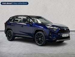 Blue/black Used 2022 Toyota RAV4 Hybrid SUV | £25,999 (Good price)