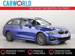 Blue Used 2021 BMW 330e M Sport Estate | £15,985 (Good price)
