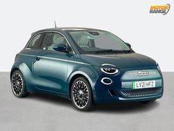 Green Used 2021 Fiat 500e La Prima Hatchback | £12,895 (Fair price)
