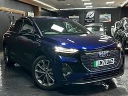 Blue Used 2021 Audi Q4 e-tron Advanced SUV | £28,500