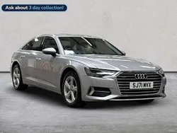 Silver Used 2021 Audi A6 Sport Sedan | £26,018 (A bit pricey)