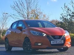 Orange Used 2018 Nissan Micra Acenta Hatchback | £7,998 (Fair price)