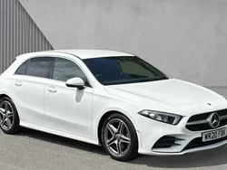 White Used 2020 Mercedes A200 AMG line Hatchback | £18,510 (Fair price)