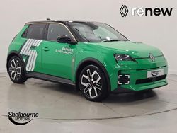 Twotone metallic pop green with black roof + re Used 2025 Renault R5 Komfort Hatchback | £23,495 (A bit pricey)