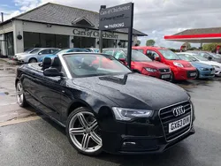 Black Used 2014 Audi A5 Cabriolet S-Line Cabriolet | £8,995 (Fair price)