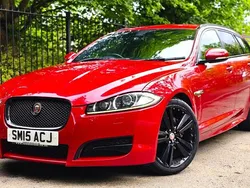 Red Used 2015 Jaguar XF Sportbrake R-Sport Estate | £9,990 (A bit pricey)