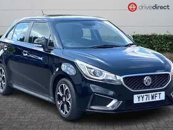 Metallic black pearl Used 2022 MG MG3 Exclusive Hatchback | £9,995 (Fair price)