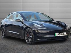 Black Used 2020 Tesla Model 3 Performance Sedan | £17,450 (Fair price)