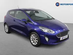Blue Used 2018 Ford Fiesta Titanium Hatchback | £8,799 (Good price)