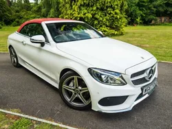 White Used 2017 Mercedes C200 AMG line Cabriolet | £16,999 (Fair price)