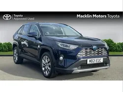 Blue Used 2021 Toyota RAV4 Hybrid SUV | £25,880 (Fair price)