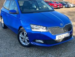Blue Used 2021 Skoda Fabia SE Hatchback | £9,501 (Good price)