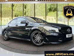 Black Used 2015 Mercedes CLA220 AMG Sedan | £10,475 (Fair price)