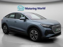 Blue Used 2024 Audi Q4 Sportback e-tron Sport SUV | £29,800
