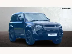 Santorini black Used 2024 Land Rover Defender HSE Dynamic SUV | £64,150 (Good price)