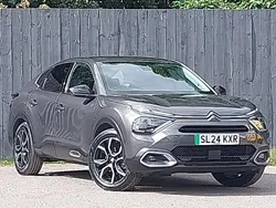 Additional metallic platinum grey Used 2024 Citroën e-C4 Sedan | £15,998 (Fair price)