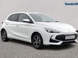 Solid arctic white New 2025 MG MG3 Trophy Hatchback | £16,333 (Good price)