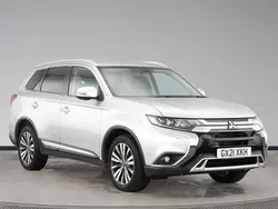 Metallic silver Used 2021 Mitsubishi Outlander SUV | £16,890 (Fair price)