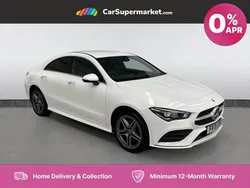 White Used 2021 Mercedes CLA250e AMG Line Premium Sedan | £30,197