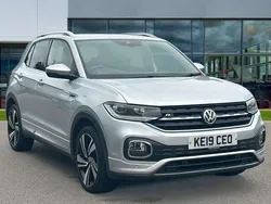 Reflex silver metallic Used 2019 VW T-Cross R-line SUV | £17,021 (Fair price)